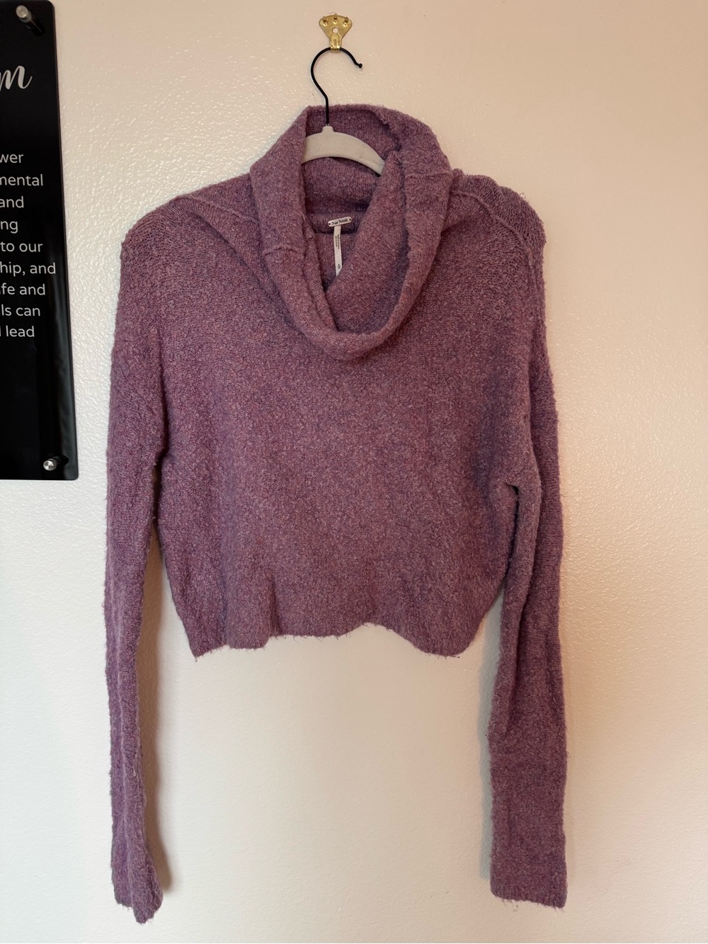 free people cowl neck sweater